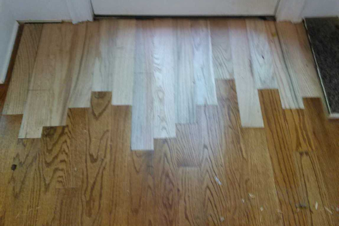 Water Damaged Floor Fixed