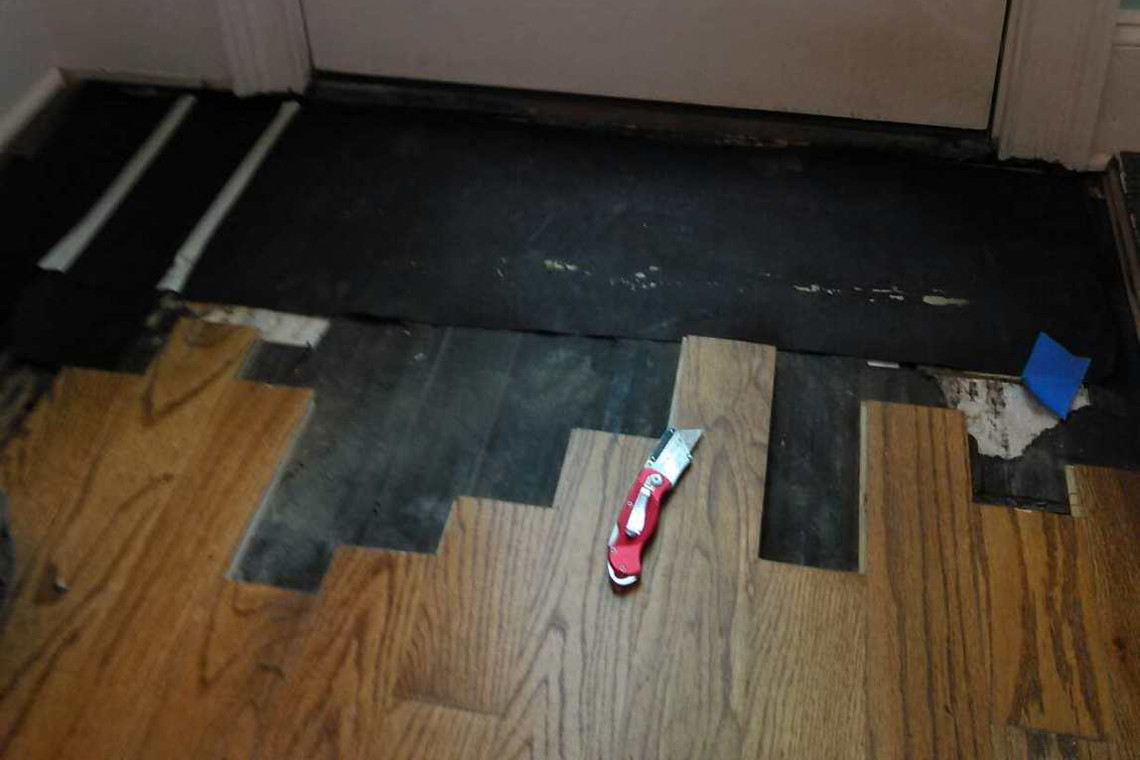 Water Damaged Floor Fix